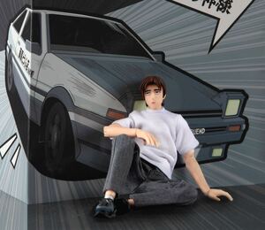  new goods domestic immediate payment initial D 1/12 moveable figure Fujiwara . sea final product initials D DASIN Model non S.H.Figuarts figuarts non Figma non Kaiyodo 