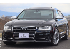 【諸費用コミ】:2015y【後期/520ps/V10エンジン】S8 4.0 クワトロ バルコナレザー/SR/純正ナビ 全方位カメラ 21AW BOSE