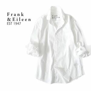 Frank&Eileen LUKE LIGHT POPLIN SHIRT フランク&アイリーン ポリプンライトシャツ サイズL 白 ロンハーマン取扱い