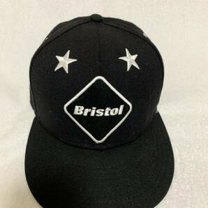 F.C.Real Bristol × New Era BRISTOL STAR EMBLEM CAP サイズ58.7cm キャップ 黒 BLACK FCRBの画像3