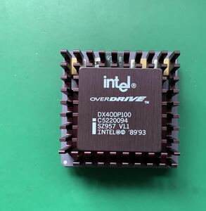 intel OVERDRIVE DX4ODP100 ジャンク