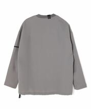 試着のみ 完売新作24SS N.HOOLYWOOD COMPILE エヌハリウッドCREWNECK LONG SLEEVE GREY 40 2243-CS01-016長袖T-シャツ _画像5