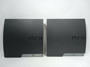 【通電確認のみ・ジャンク扱い】 SONY ソニー PS3 PlayStation3 CECH-2500A 黒 2点まとめ売り 本体のみ [1-2] No.1090