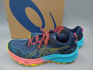 ◆ アシックス ASICS Gel-Trabuco 11 FRENCH BLUE/VIBRANT YELLOW 27.5サイズ ランニングシューズ [4-1］No.1266