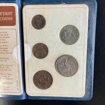 イスラエル　20周年記念コインセット　イギリスのコイン BRITAIN'S FIRST DECIMAL COINS （ベタ付きあり）まとめて★6_画像8