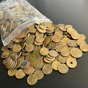 古銭 黄銅貨 50銭 5銭 古銭大量 各種まとめて 銅貨 硬貨★11