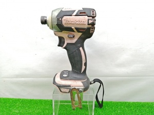 中古品 makita マキタ 14.4V 充電式 インパクトドライバ ピンク TD137DZP