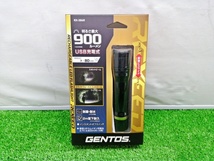 未使用品 GENTOS ジェントス LED フラッシュライト リチウムイオン充電池付 RX-386R_画像1