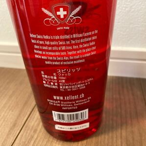 エクセレント スイスウォッカ 700ml 度数40度 世界初のスイス産ウオッカ オーガニック山ライ麦使用 未開封箱入りの画像6