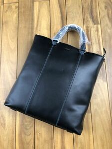  new goods unused Paulsmith Paul Smith tote bag leather black 