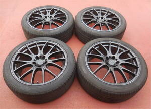 ★美品★RAYS HOMURA 2×7 20インチ 8.5J INSET45 5H 114.3 '21年製バリ山 TOYO PROXES 245/45R20