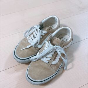 VANS　オールドスクール　ベージュ　スニーカー　22.5cm