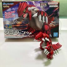 ◎12274 BANDAI　ポケモンプラモコレクションNO.54　 グラードン 完成品_画像1