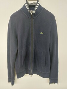 13513　LACOSTE ラコステ トラックジャケット ジップアップブルゾン USED品