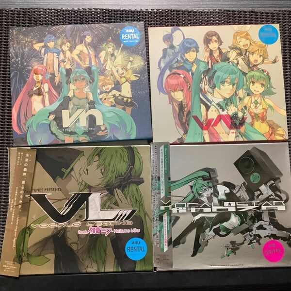 ボカロCD4枚 Vocalonation VOCALO LEGEND VOCALO STAR Vocalonexus レンタル落ち