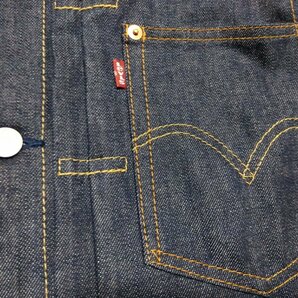 ★LEVI’S リーバイス×BOSS COFFEE ボス★ BOSSJ-2003 Gジャン デニムジャケット 10000着限定 メンズ サイズL インディゴ 限定 レア 01819の画像5