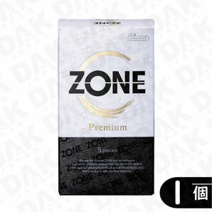 【匿名配送】ZONE ゾーン プレミアム コンドーム 5個入り×1箱（ゴム 避妊具）