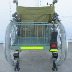 ◆ヤマハ 電動車椅子◆YAMAHA NISSIN 日進 JWB2 約63×95×H82㎝ 動作OK 充電器1点 バッテリー2点付 介護看護リハビリ病院施設♪T-20228カの画像6