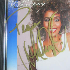 ◆ホイットニー ヒューストン 直筆サイン入りCD◆WHITNEY HOUSTON Wanna Dance With Somebody♪R-80305カナの画像1