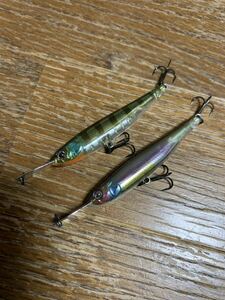 ( ジャッカル ) JACKALL RISER BAIT 007R ( ライザーベイト ) 007R ☆ 2個セット売り。トップウォーター ブラックバス ルアー ①