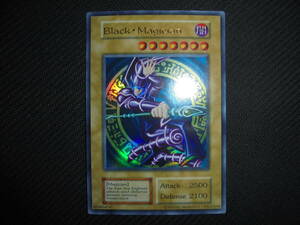 Black Magician（英語版） [UR] 遊戯王OCG 週刊少年ジャンプ 2001年27号 誌面プレゼント