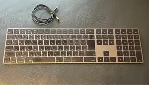 美品 スペースグレイ Magic Keyboard Mac Apple アップル MRMH2J/A A1843 キーボード