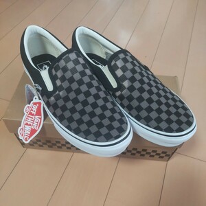 VANS ヴァンズ SLIP ON スリッポン V98CF N.CLR WHT/CHK CLR