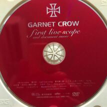 GARNET CROW ★first live scope ★DVD100分_画像4