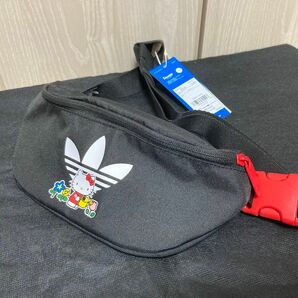 新品ウエストポーチアディダスオリジナルス × ハローキティ ウエストバッグ adidas hello kitty