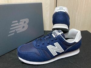 新品23cm ニューバランス newbalanceレディーススニーカーML373KN2ネイビーWL373好きにも