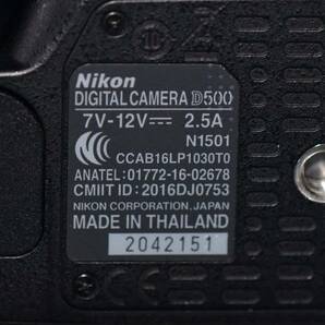 NIKON D500 VR Kit 24-120mm 美品の画像6