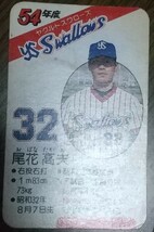 タカラプロ野球カードゲーム昭和５４年度ヤクルトスワローズ 尾花高夫_画像3