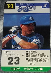 タカラプロ野球カードゲーム９３横浜ベイスターズ ローズ