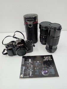 Canon キャノン フィルムカメラ A-1 レンズ２点付き