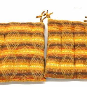 【中古品】PENDLETON  ペンドルトン チェアパッド 座布団 2枚セット 約43.5cm×約43.5cm 'の画像2