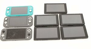 【中古・ジャンク品】1円～ Nintendo Switch　SwitchLite　本体のみ 　8台セット ライト×3 持続型×3 旧型×2【未検品】'