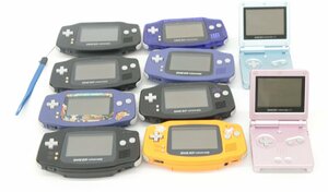 【中古・ジャンク品】GBA　GBASP　本体のみ　10台セット【未検品】'