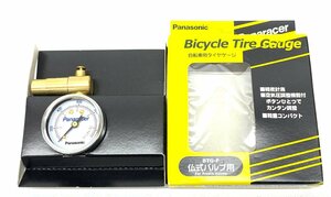 [ secondhand goods ]Panasonic BTG-F Bicycle Tire Gauge panama Racer tire gauge . type for valve(bulb) for [ installation not yet inspection goods ]'