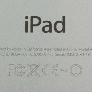 【中古・訳あり品】Apple iPad Air 9.7inch 32GB Wi-Fi+Cellularモデル 第1世代 スペースグレイ MD792J/A 【利用制限〇 au SIMロック有】：の画像3