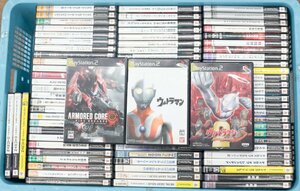 【中古・ジャンク品】1スタ PS2ソフトセット ウルトラマン 1 2 アーマードコア バイオハザード ガンダム テイルズ バサラ 信長の野望 他.,