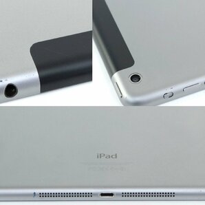【中古・訳あり品】Apple iPad Air 9.7inch 32GB Wi-Fi+Cellularモデル 第1世代 スペースグレイ MD792J/A 【利用制限〇 au SIMロック有】：の画像4