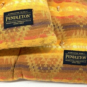 【中古品】PENDLETON  ペンドルトン チェアパッド 座布団 2枚セット 約43.5cm×約43.5cm 'の画像3