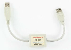 【中古・ジャンク品】USB SOUND UP BE-727 BA labo BRIDGE AUDIO USBアダプター【未検品】9/10：