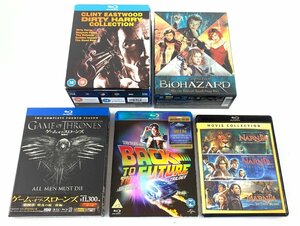 【中古・ジャンク品】輸入盤 Blu-ray 5点セット バック トゥ ザ フューチャー バイオハザード ゲームオブスローンズ【再生未確認】：