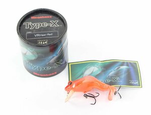 ●【中古品】メガバス　タイプX Type-X　VR Viper-Red Megabass ルアー'