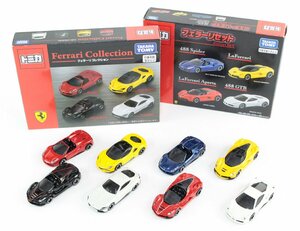 【中古品】トミカ 2点セット フェラーリコレクション フェラーリセット 488 Spider GTB LaFerrari Aperta SF90 ：