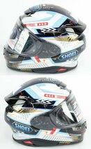 ●【中古・美品】SHOEI ショウエイ Z-8 ARCANE フルフェイス ヘルメット Sサイズ 55cm 廃番モデル SGマーク有:_画像3