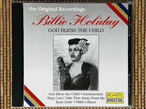 BILLIE HOLIDAY／GOD BLESS THE CHILD／INTERSOUND CDD-3421／米盤CD／ビリー・ホリデイ／中古盤