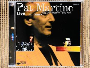 パット・マルティーノ・オルガン・トリオ／ライヴ！／EMI MUSIC TOCJ-66109／国内盤CD／PAT MARTINO／中古盤
