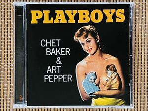 CHET BAKER & ART PEPPER／PLAYBOYS／PHOENIX RECORDS (CONTEMP…) 131556／スペイン盤CD／チェット・ベイカー & アート・ペッパー／中古盤